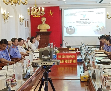 Viện KSND thành phố Hà Nội: Tọa đàm đánh giá tình hình tội phạm, công tác...